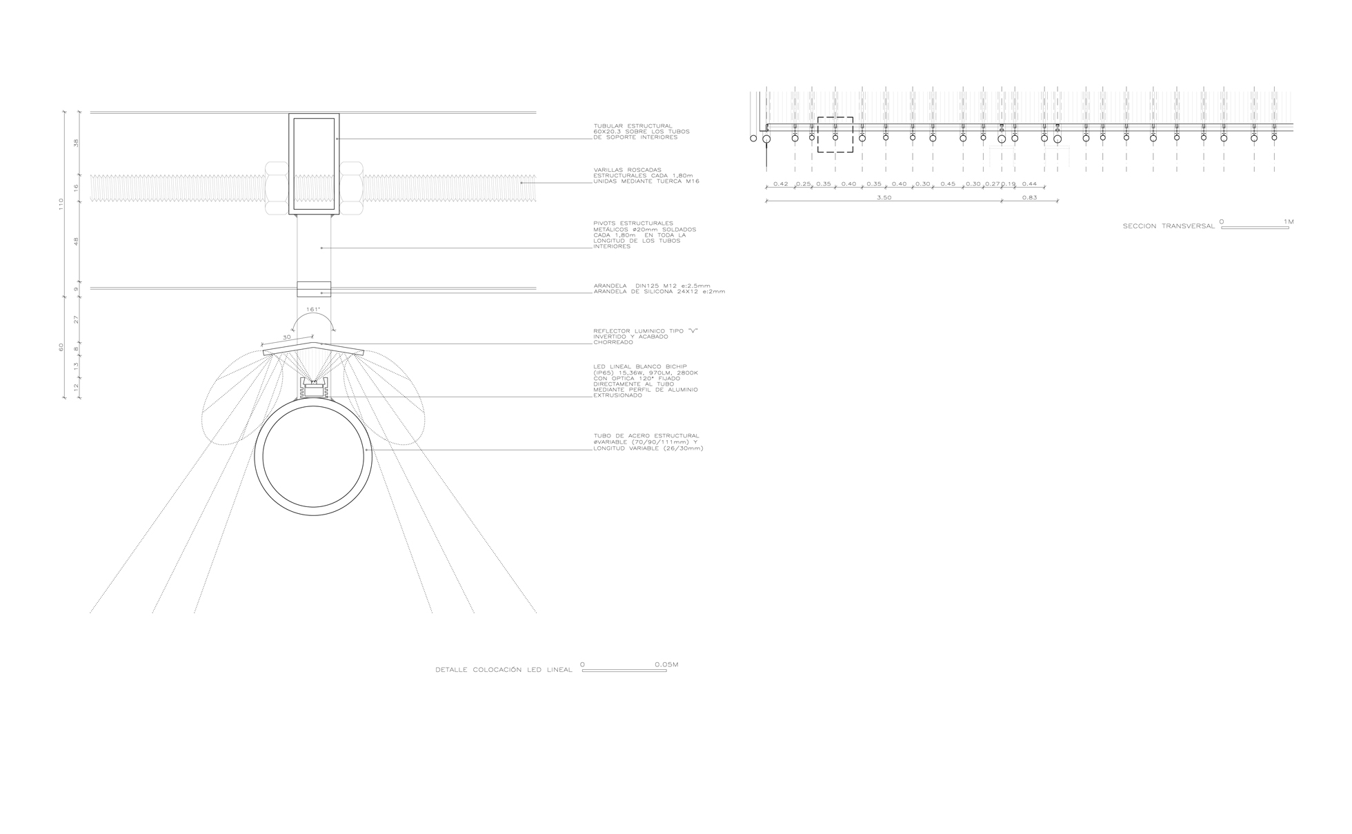 Lluminària LED linial