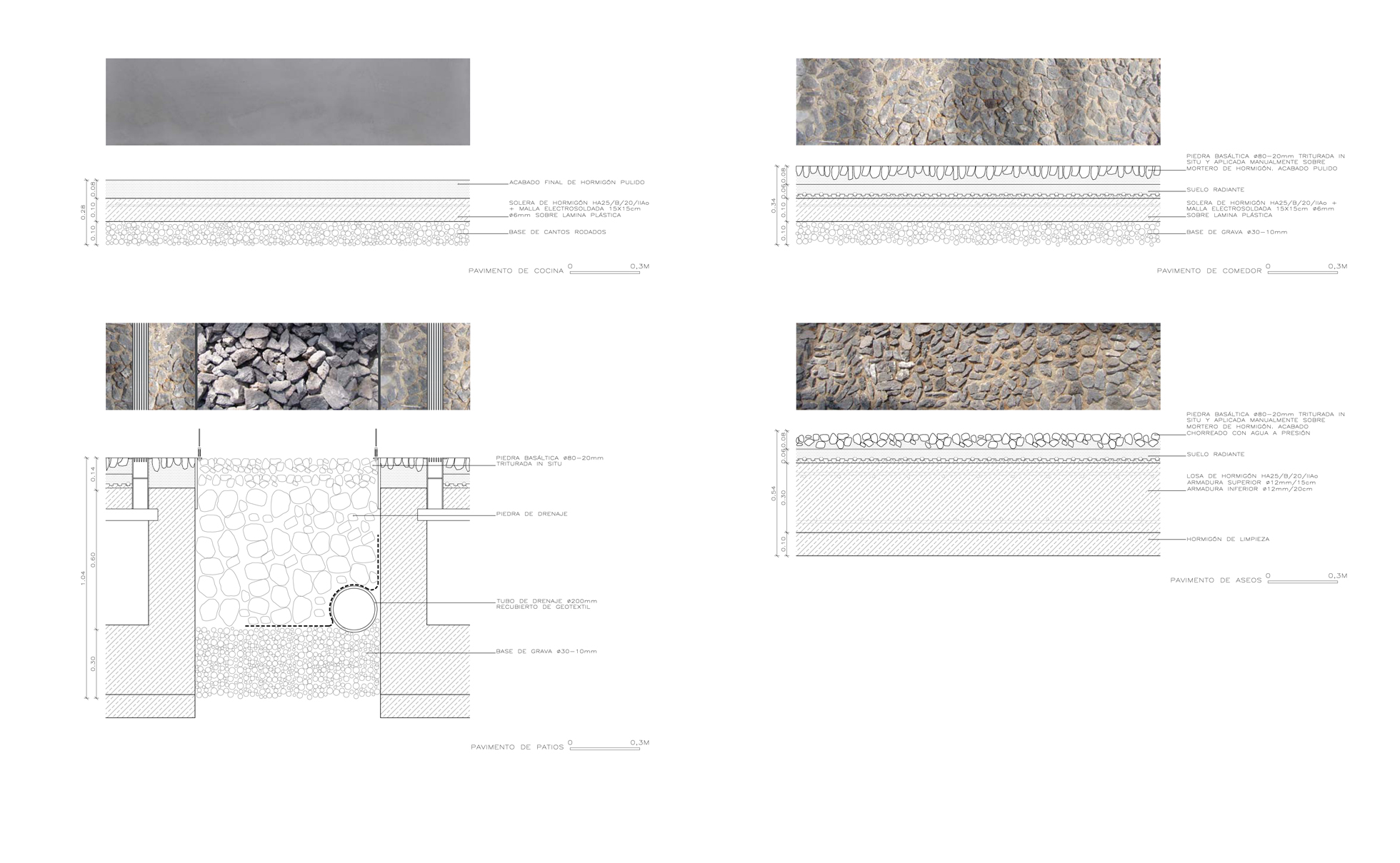 Paviment continu de pedra