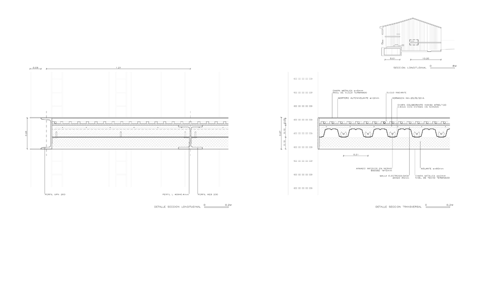 Forjat mixte d'acer i formigó