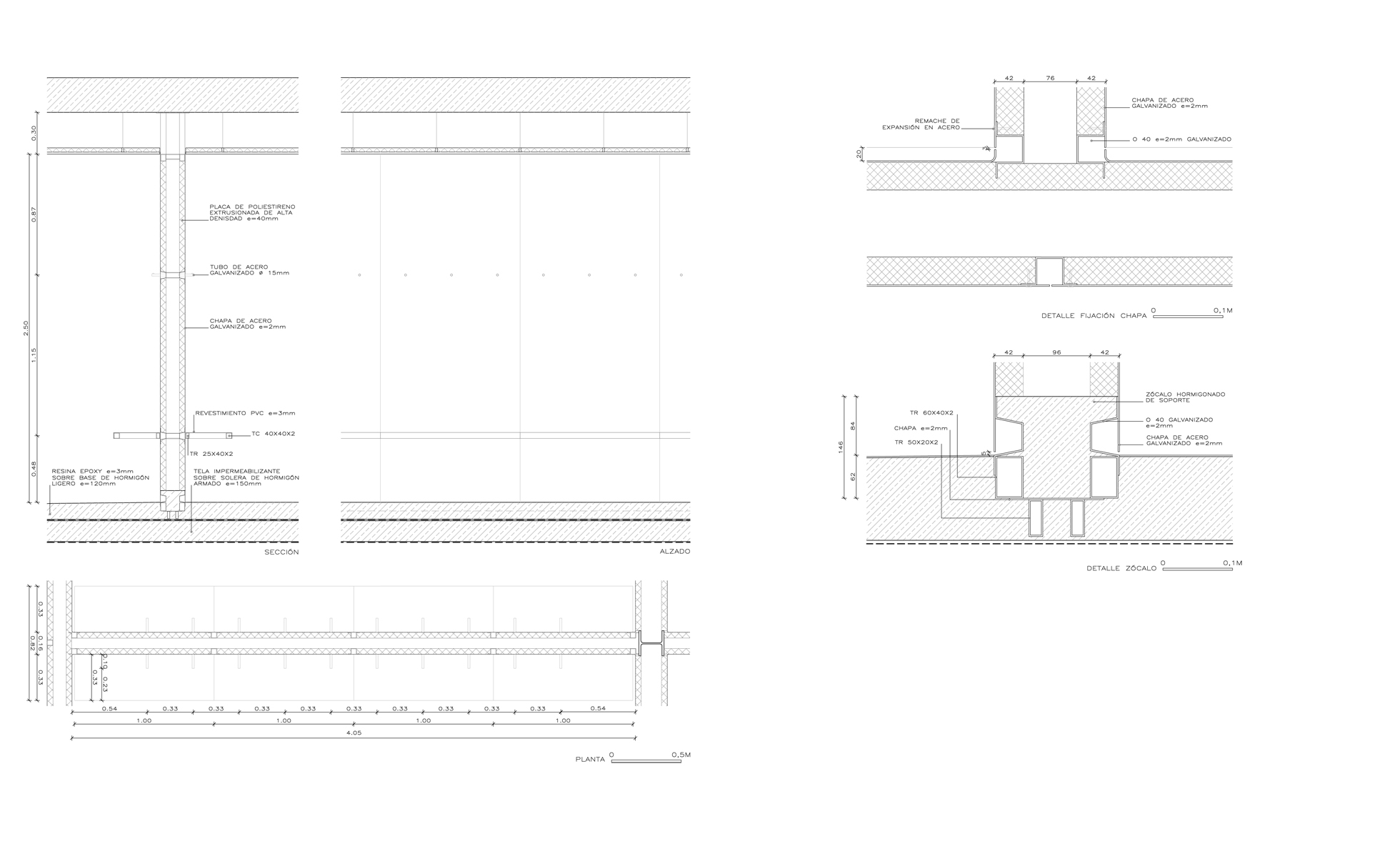 Envà acer galvanizat