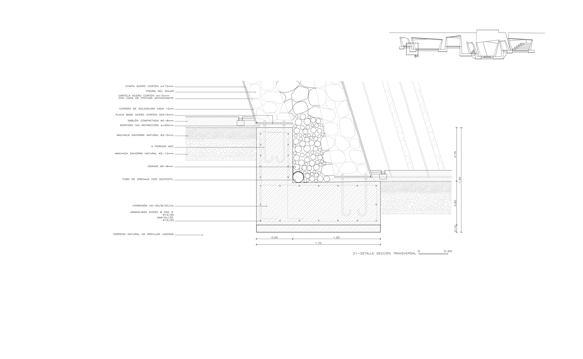 Sabata mixta formigó-acer