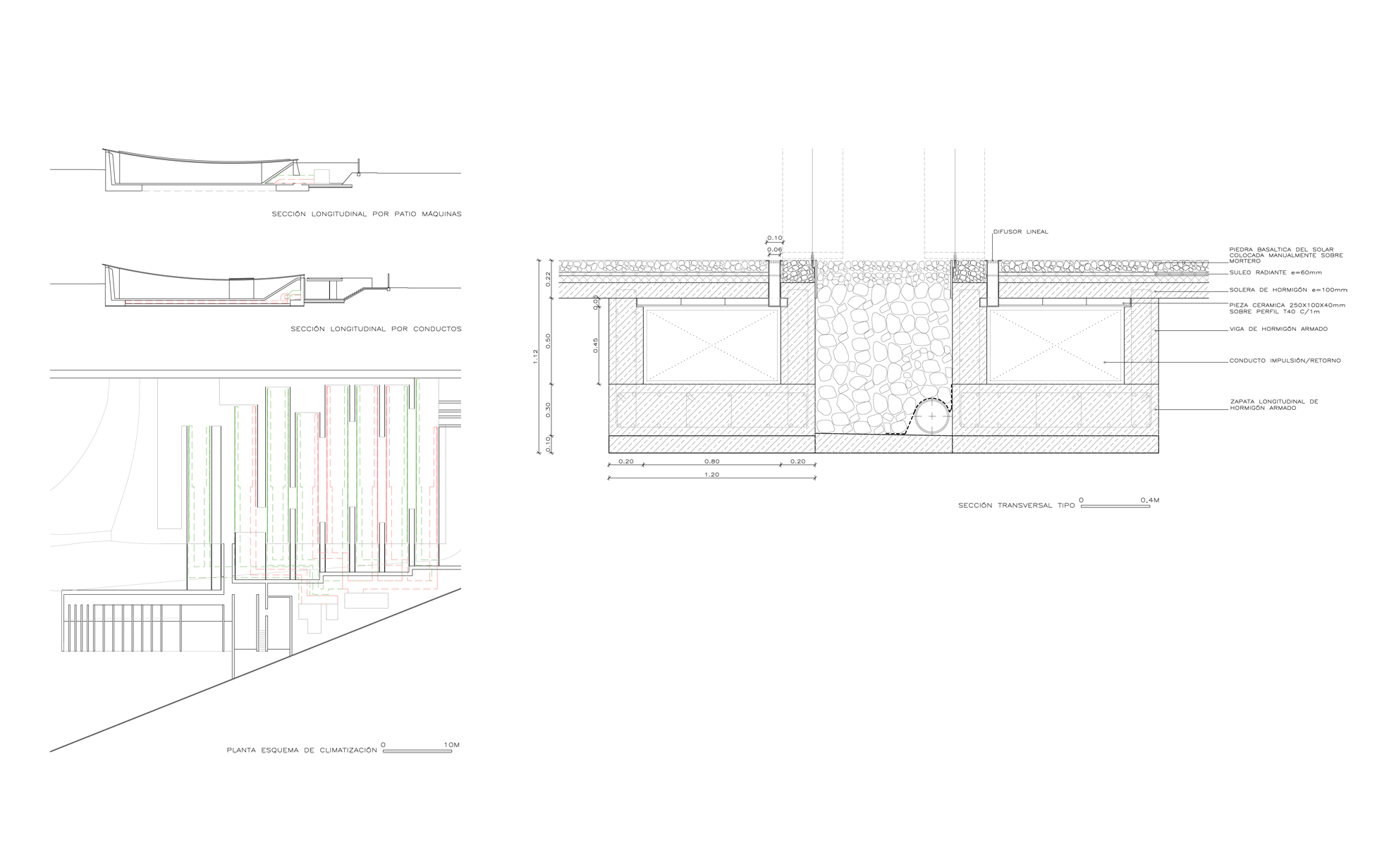 Conducte de climatització soterrat