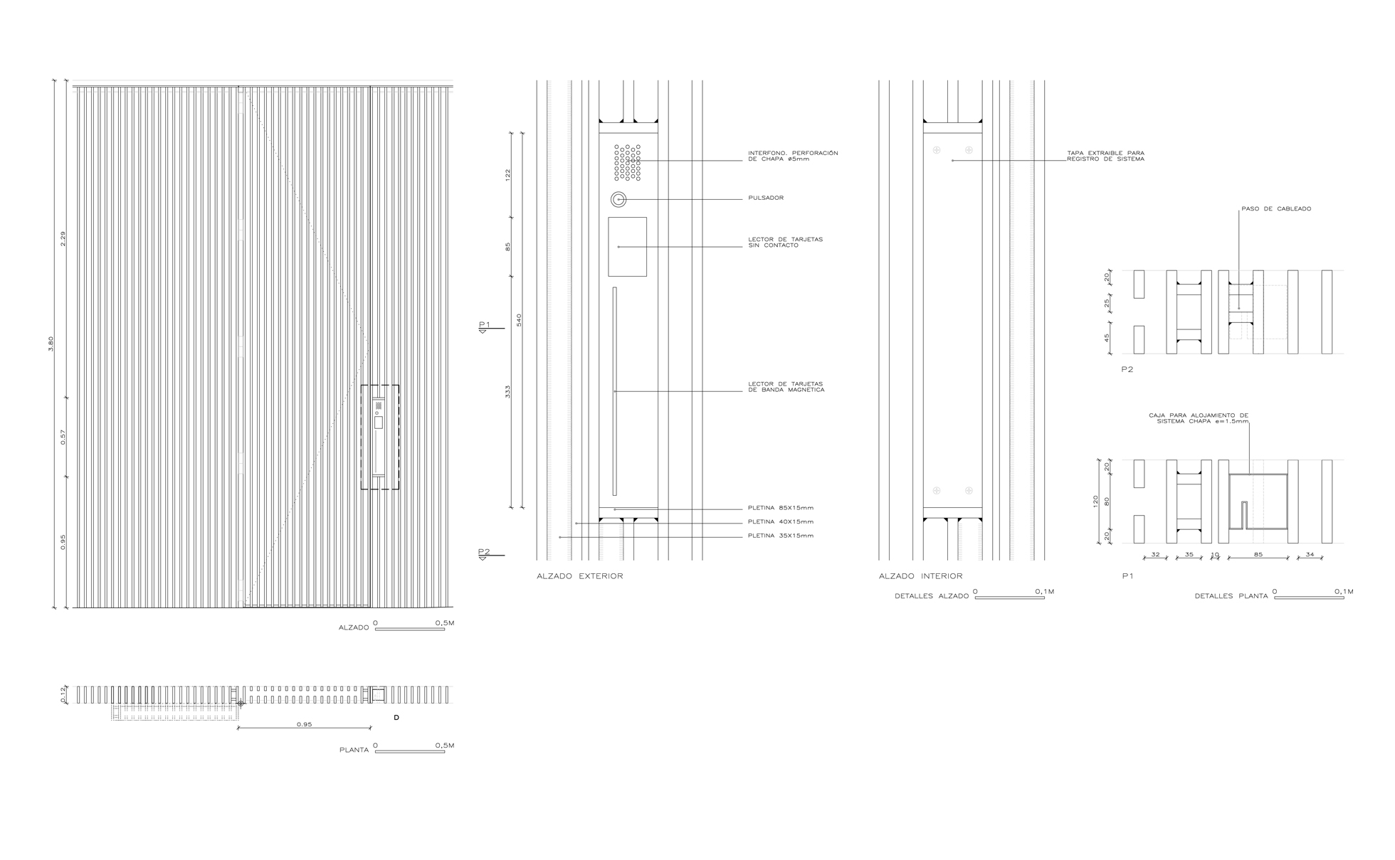 Intercomunicador en acer
