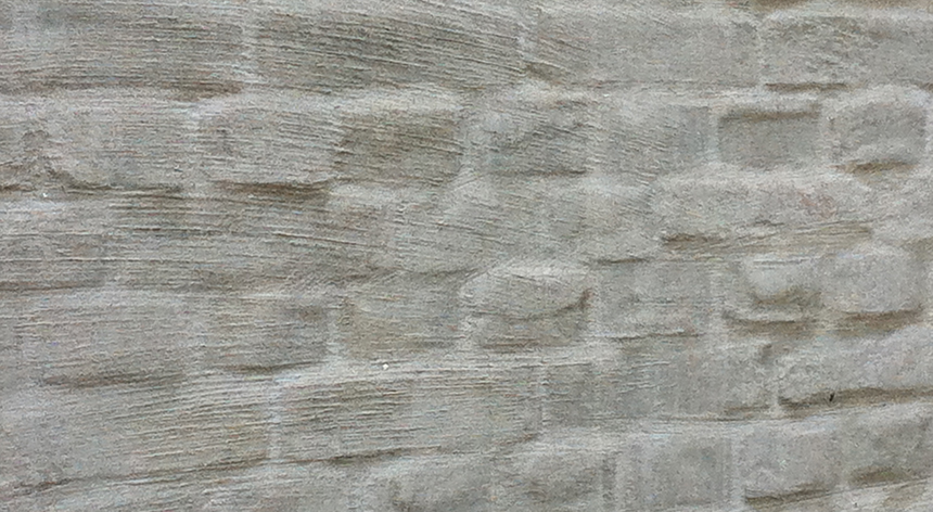 Morter blanc raspatllat